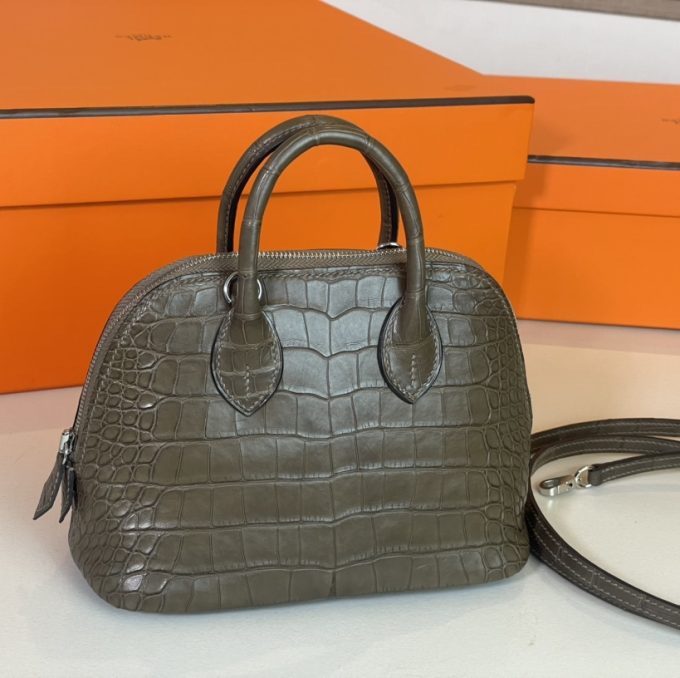 Hermes Replica Bag-Hermes Bolide Matte Crocodile Custom Make Review
