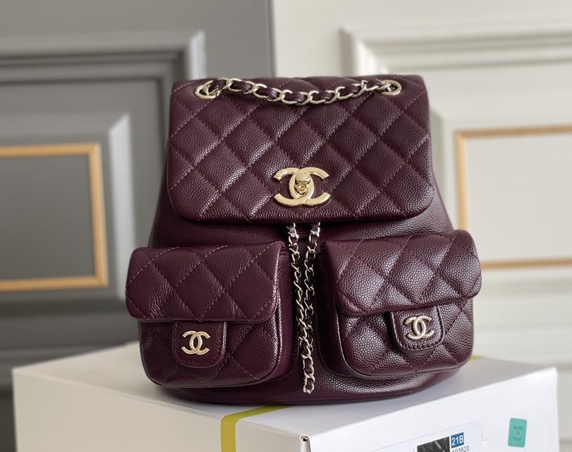 Chanel Replica Bag-Chanel 24A Backpack Cowhide Review